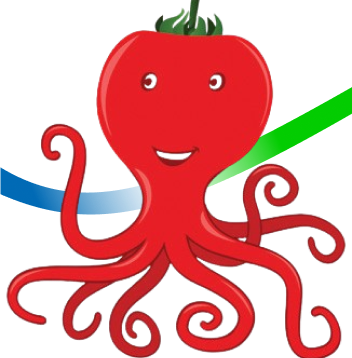 Seth Ketchupus, Co-founder and tomato-headed octopus